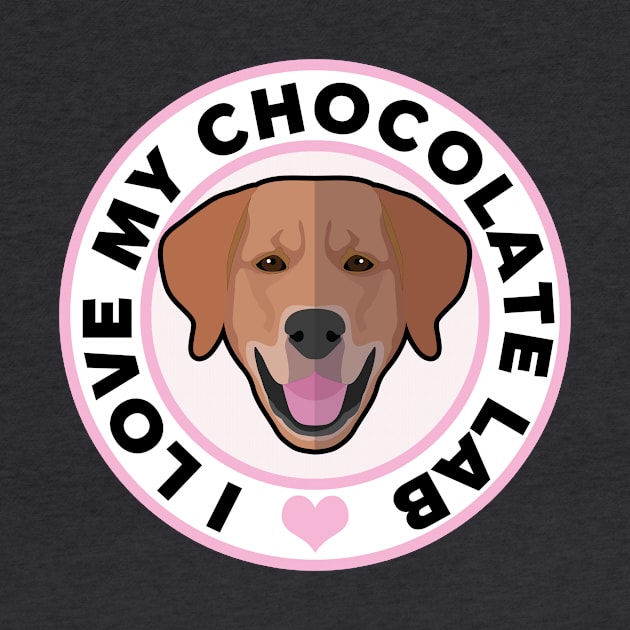 I Love My Black Lab Dog by CafePretzel